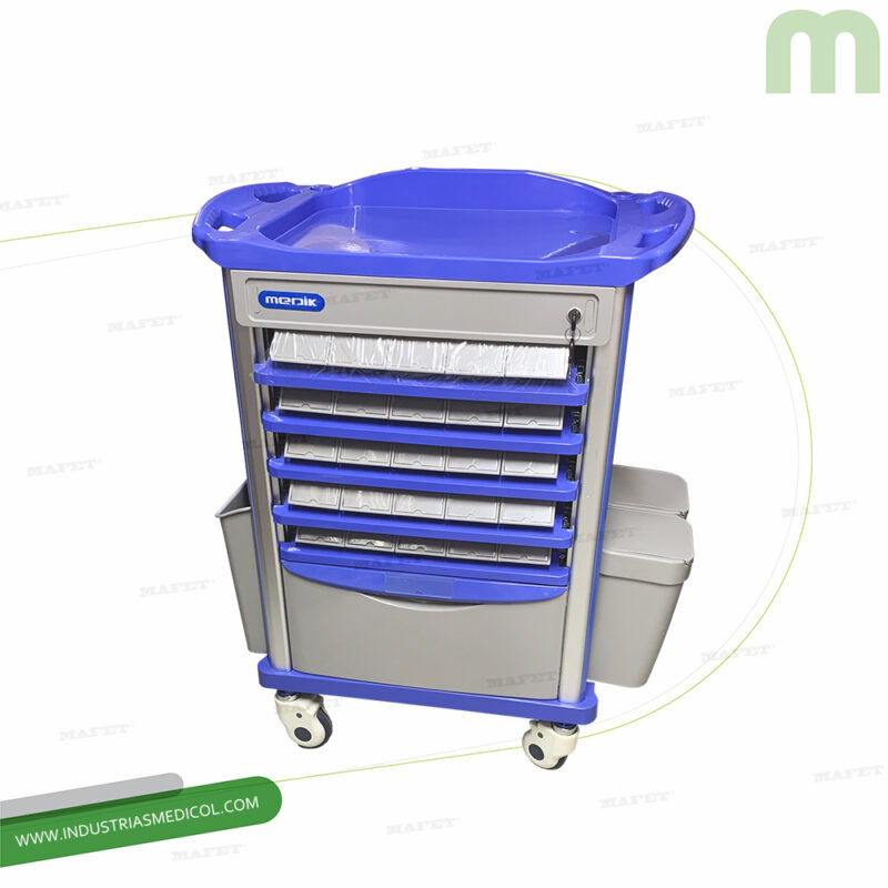 CARRO PARA MEDICAMENTOS EN ABS