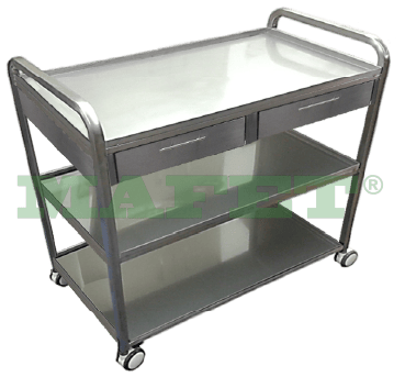 Mesa para transporte de insumos quirúrgicos M-170 - Industrias Medicol