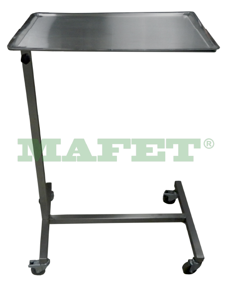 Mesa de mayo cromada M-140 - Industrias Medicol