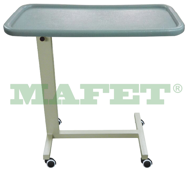 Mesa puente con bandeja en ABS M-171 - Industrias Medicol